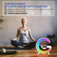 GlowCharge G™Wireless Charging Stand & Speaker