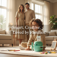 Drawing Robot for Kids with 100 Cards, Voice Interactive Educational Drawing Machine, Montessori Painting Learning Toys