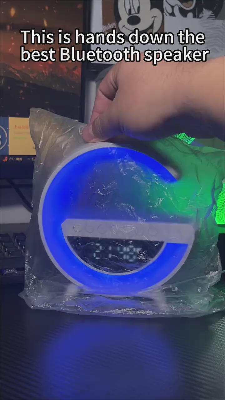 GlowCharge G™Wireless Charging Stand & Speaker video